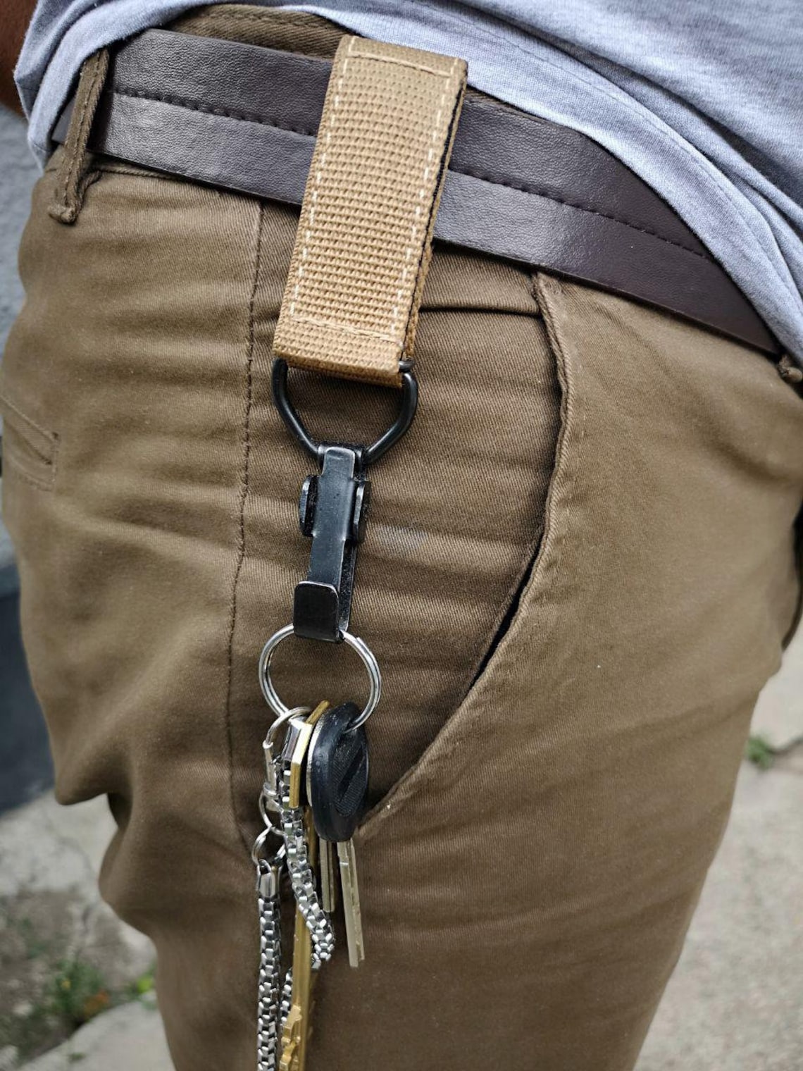 Duty Belt Key Holder with Metal Hook Etsy