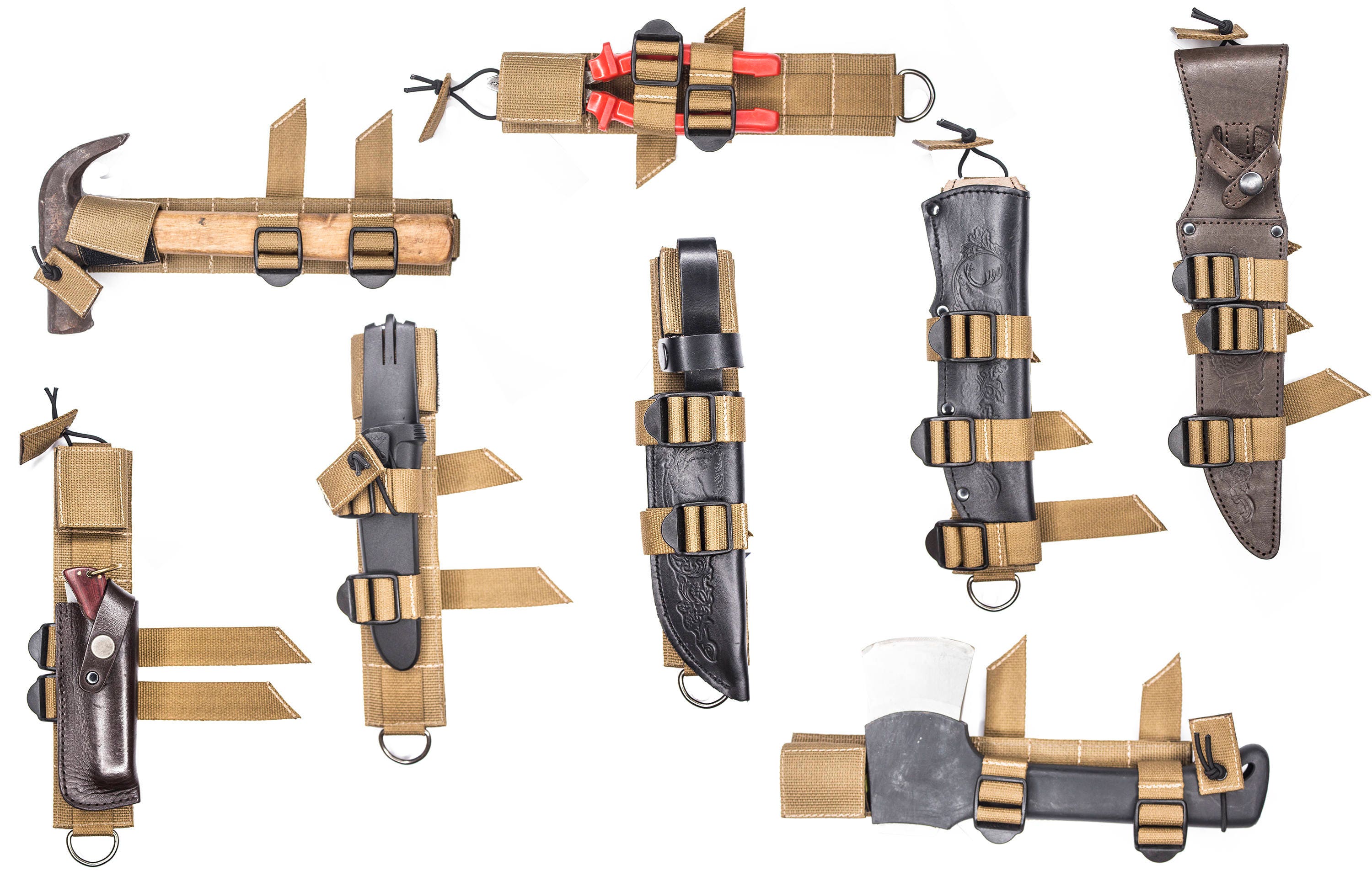 Tactical MOLLE Knife Sheath Adapter Attachment Gear for PALS Etsy