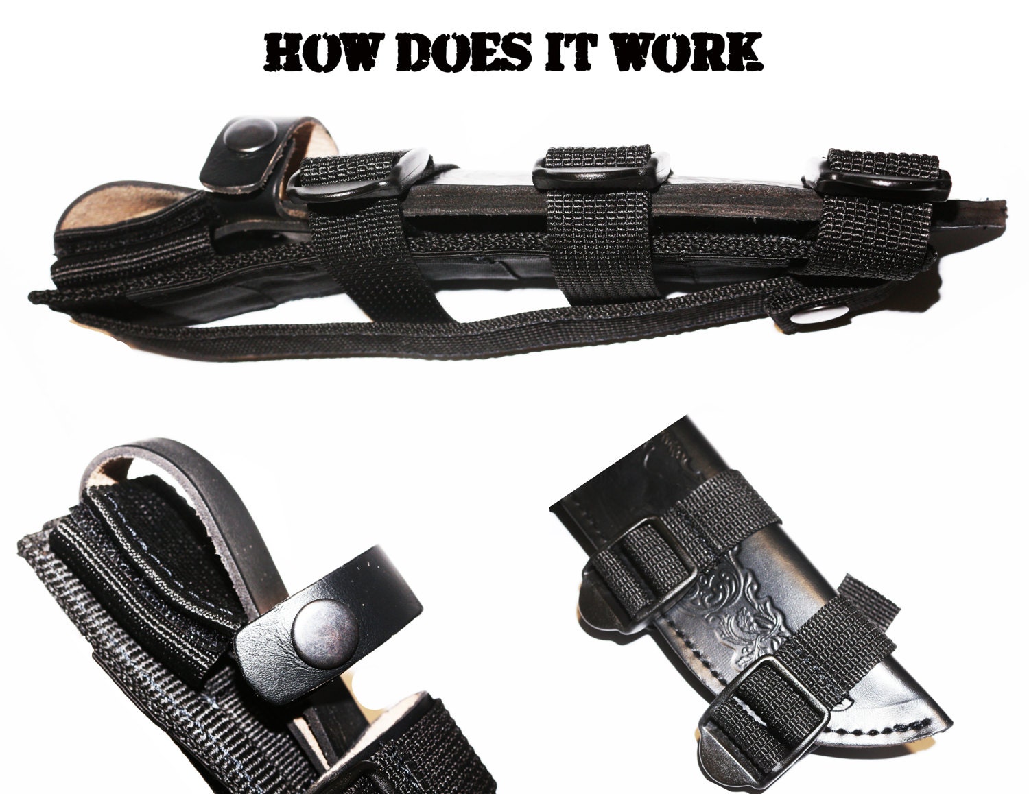 MOLLE knife SHEATH adapter Attaching knife to molle webbing Etsy