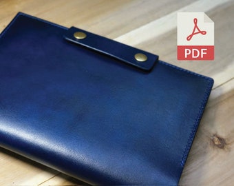 Leather Cover Notebook A5 Pattern PDF/ Printing size A3