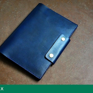 Leather Cover Notebook A5 Pattern PDF/ Printing size A3 image 7