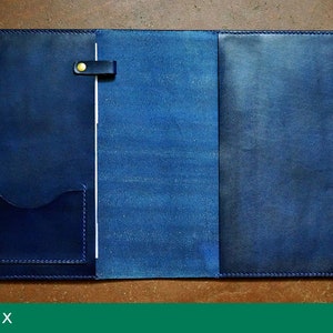 Leather Cover Notebook A5 Pattern PDF/ Printing size A3 image 4