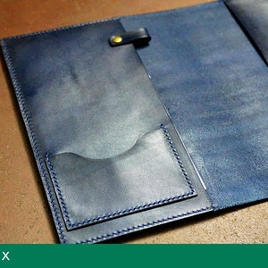 Leather Cover Notebook A5 Pattern PDF/ Printing size A3 image 5
