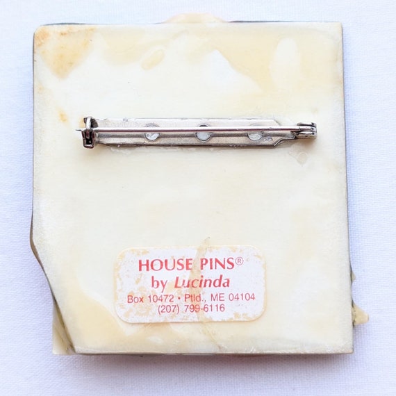 Vintage House Pins By Lucinda Brooch Pin - image 3
