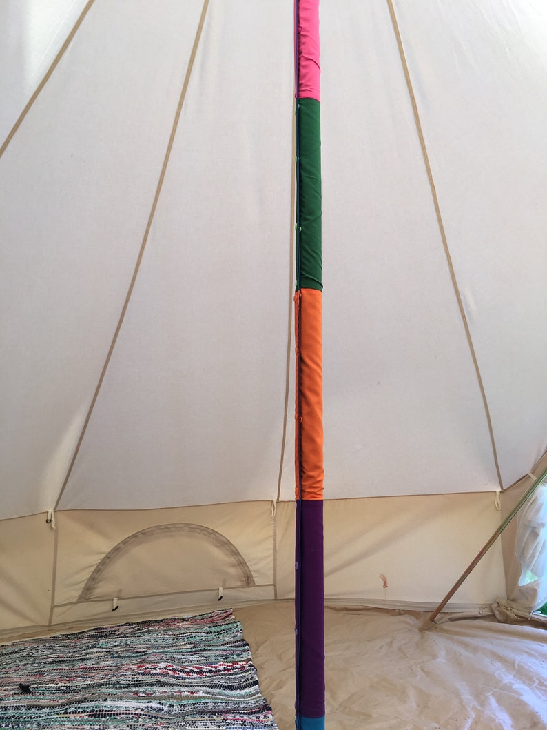 Bell Tent Pole Cover Decorative Glamping Camping Festival Etsy