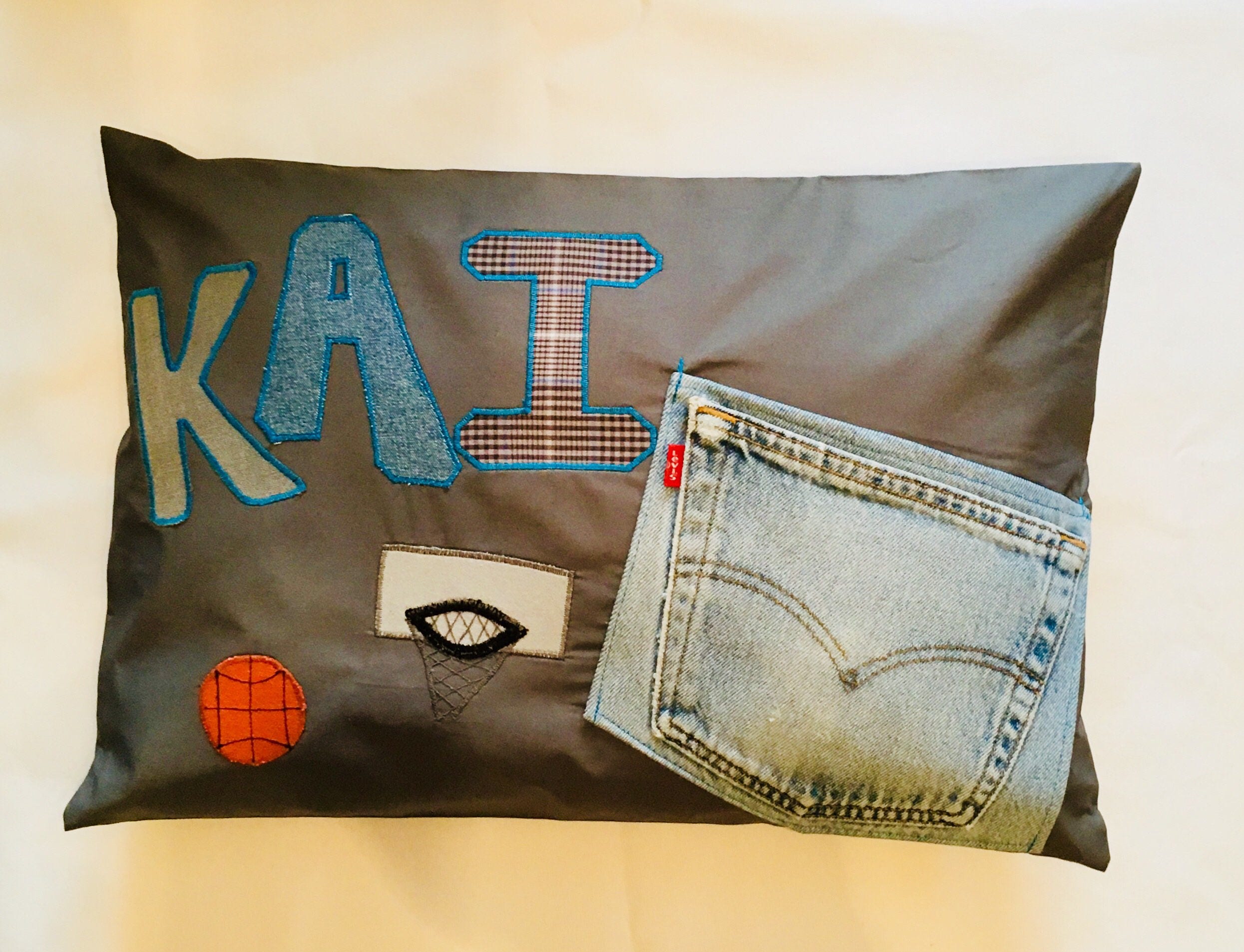 Personalised Boys Pocket Cushion Gift Ideal For Teenagers Etsy