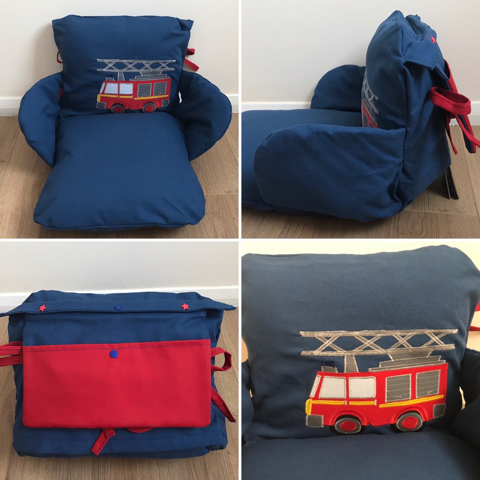 Kids Wagon Seat Pad Cushion For Festival Radio Flyer Retro Etsy
