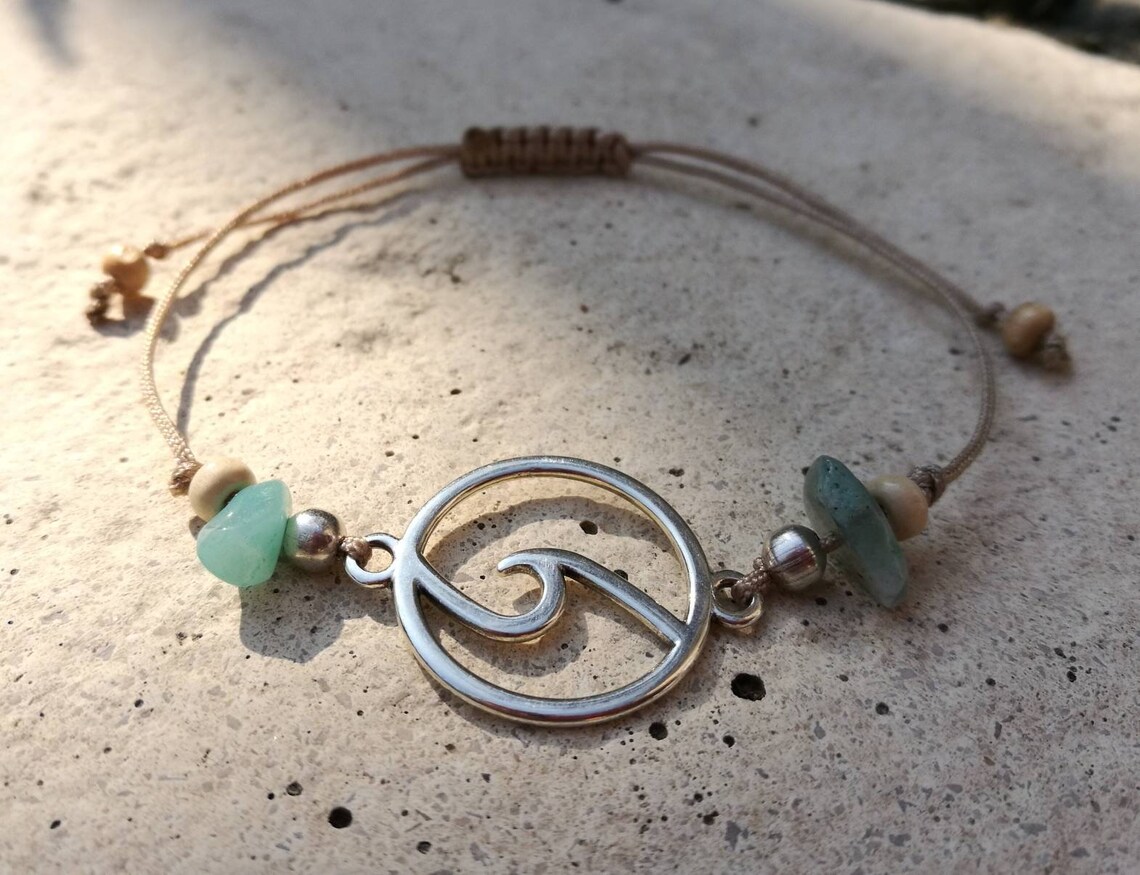 Surfer Style Bracelet Wave wave Etsy UK