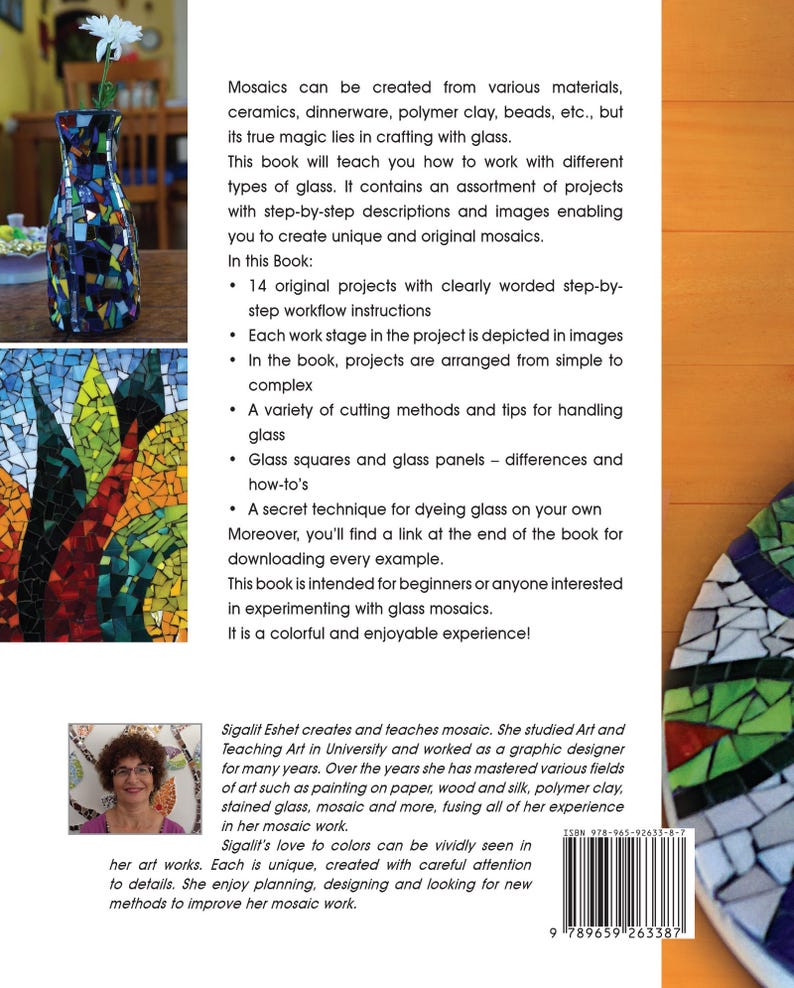 Mosaic Book Stained Glass Mosaics Original Projects for Beginners, 14