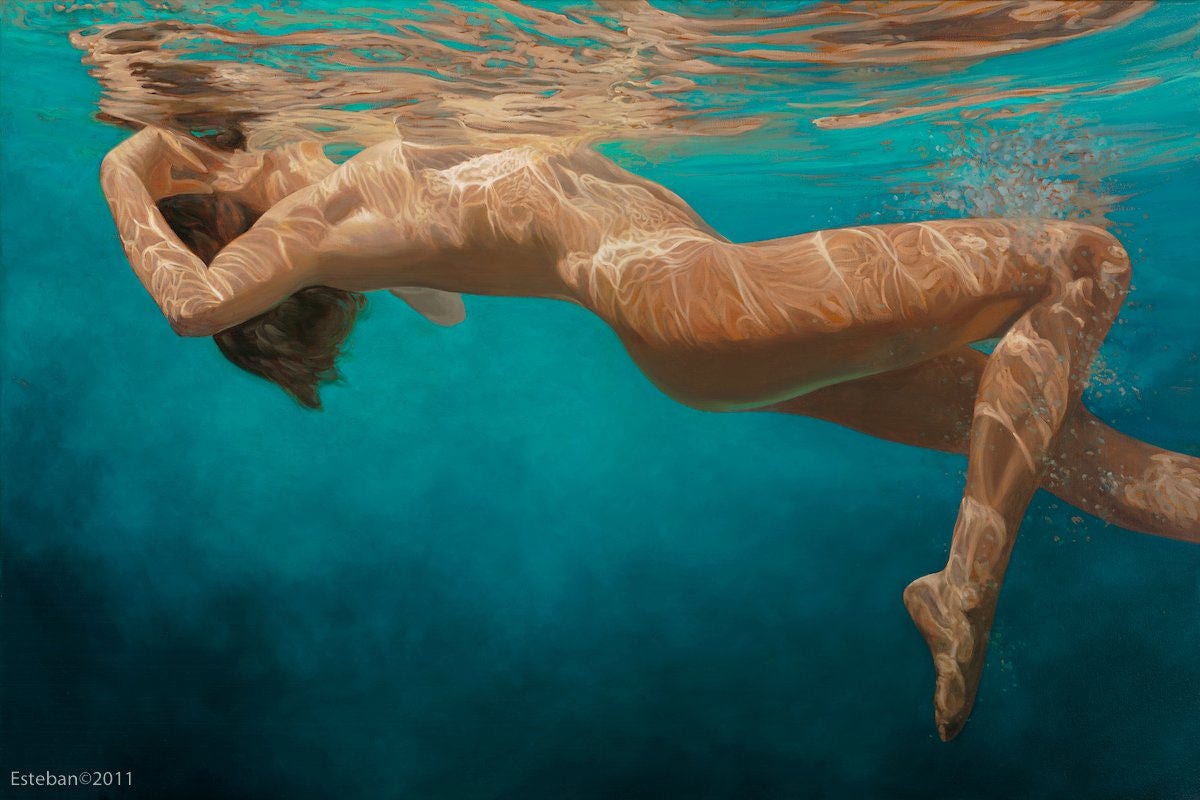 Naked Underwater