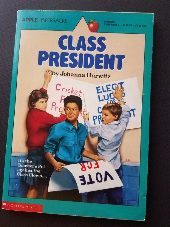 Class President By Johanna Hurwitz Vintage Scholastic Etsy