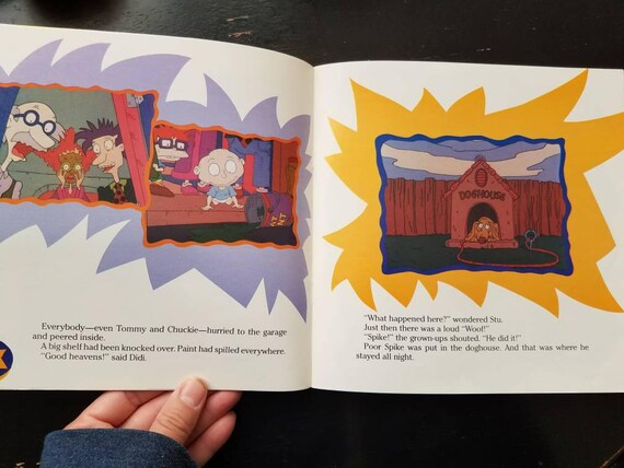 Rugrats Monster In The Garage Nicktoons Paperback Nickelodeon Etsy