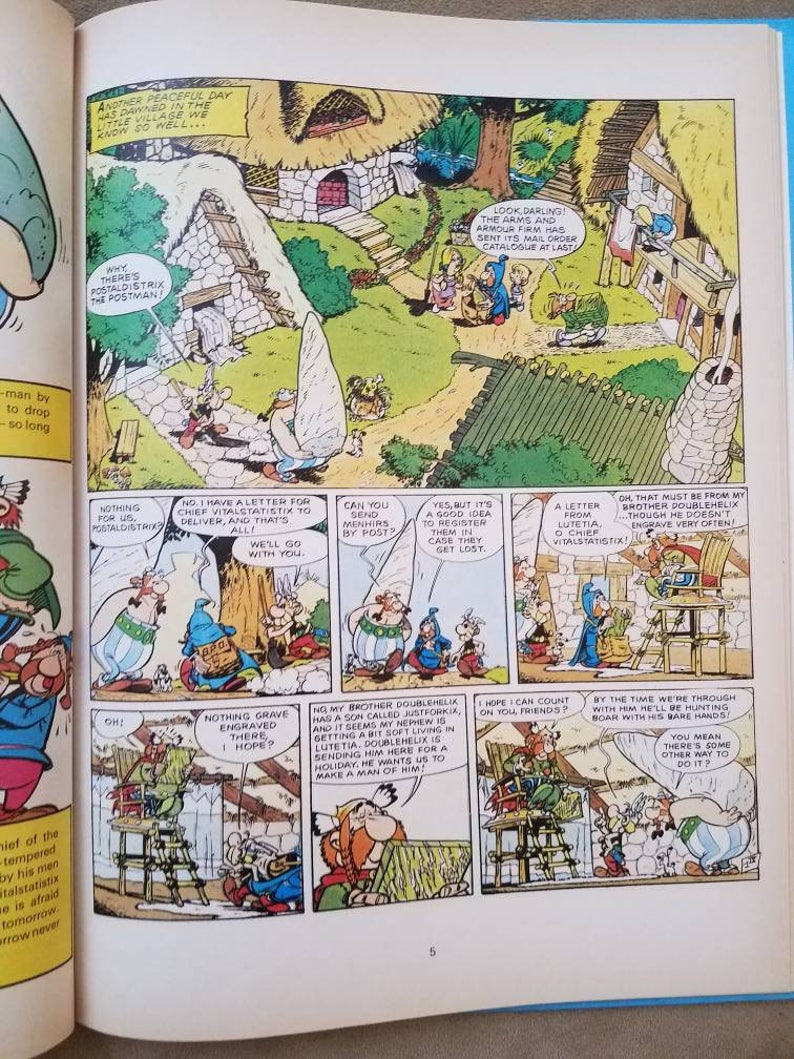 Asterix and the Normans Vintage Hardcover | Etsy