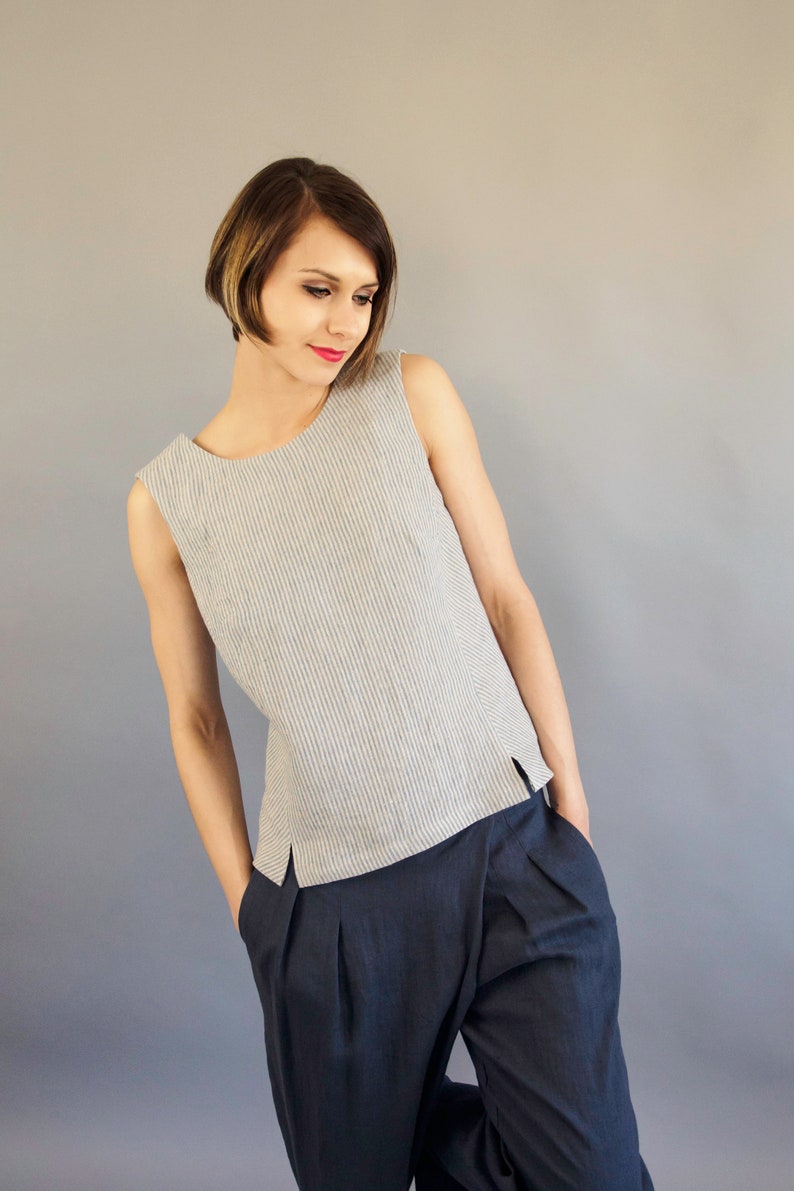 Organic Linen Top main image 1