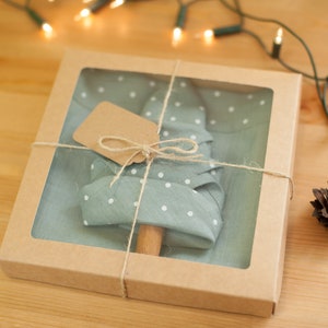 Christmas Cloth Napkins, Linen Dinner Napkins, Christmas Placemats, Girlfriend Christmas Gift, Parents Christmas Gift image 8