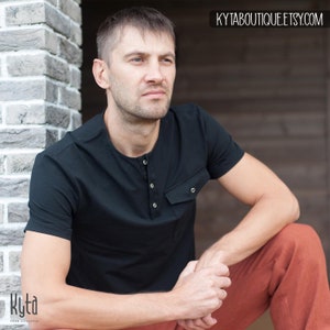 ORGANIC COTTON men t-shirt, 3 COLORS, Short sleeve mens t-shirt, Summer shirt for men, Birthday gift for men, Summer men t-shirt