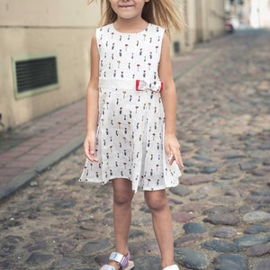 Linen pinafore Pinafore dress for girls Linen dress Apron dress