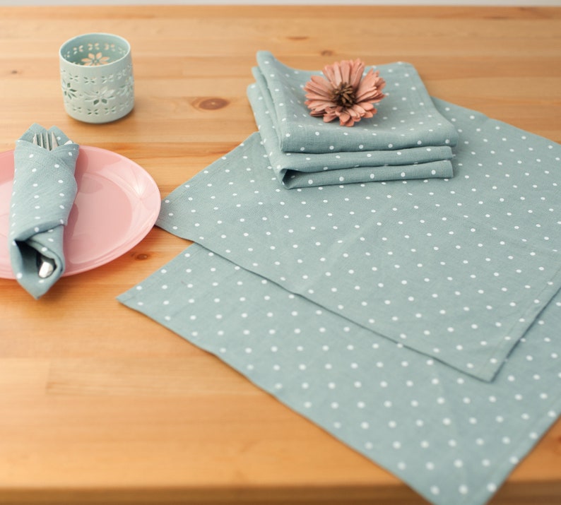 LINEN Fabric Napkins 14x14 / 16x16 / 18x18 6 Etsy UK