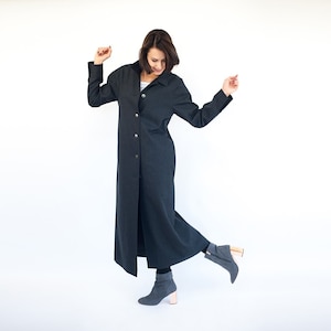 Long wool coat, Womens wool coat, Long coats, Maxi coats, Duster jacket