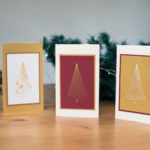 Christmas Card Set, Christmas Cards Handmade, Christmas Postcards,  Handmade Christmas Card, Holiday Card Set
