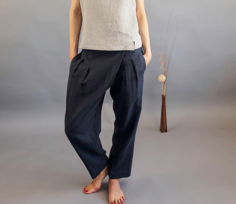 linen harem pants