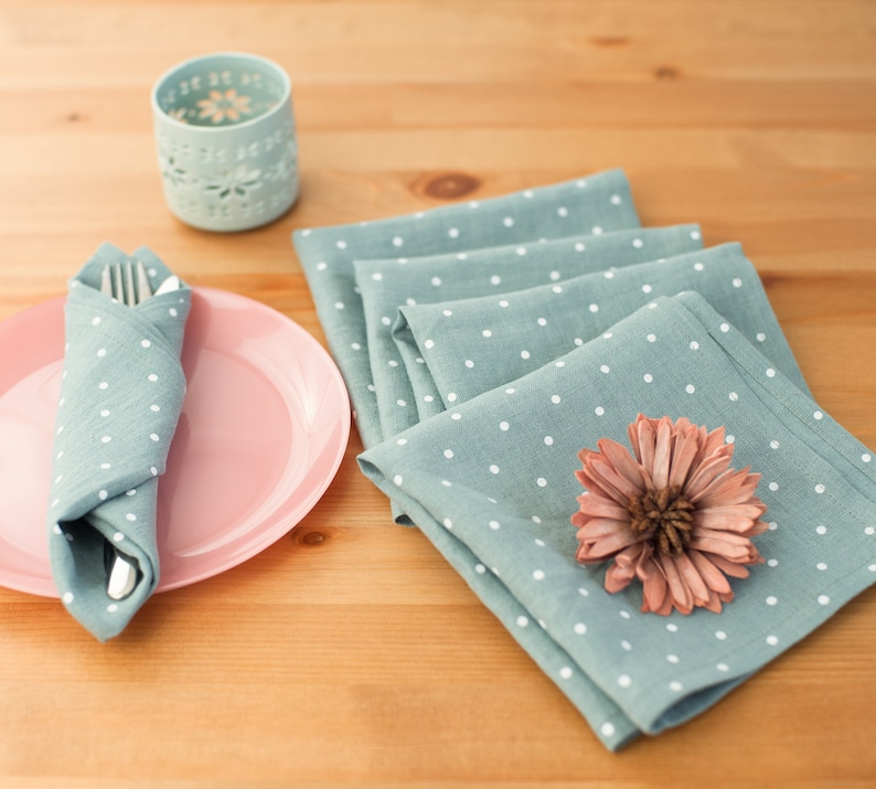 LINEN Fabric Napkins 14x14 / 16x16 / 18x18 6 Etsy UK