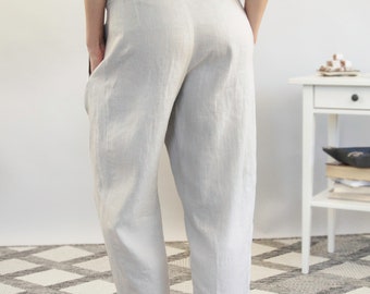 Linen pants women Linen harem pants 20+ COLORS Linen trousers Yoga pants women