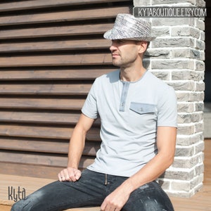 Mens cotton summer t-shirt, 3 COLORS, Short sleeves t-shirt, Organic cotton mens tshirt, Summer shirt for men, Mens t-shirt for holiday