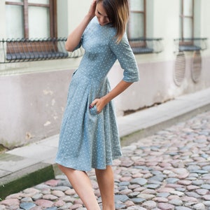 Linen dress Linen sundress Linen dresses for women Lithuanian linen image 6