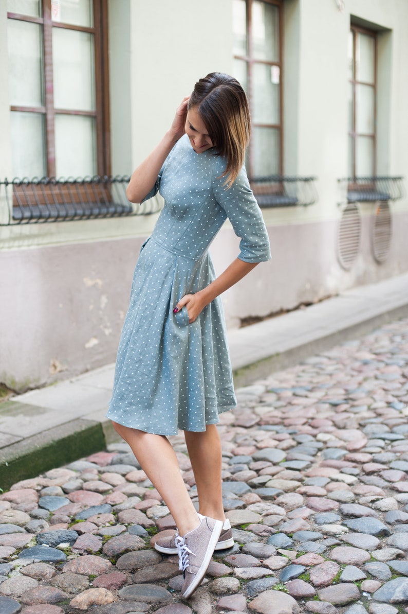 Linen dress Linen sundress Linen dresses for women Lithuanian linen image 6