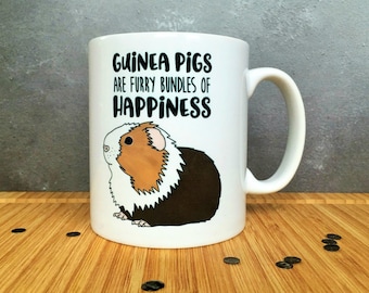 Guinea Pig Mug, Guinea Pig Gift, Guinea Pig Fan, Guinea Pig Lover Gift, Cute Guinea Pig, Guinea Pig Illustration, Guinea Christmas Gift