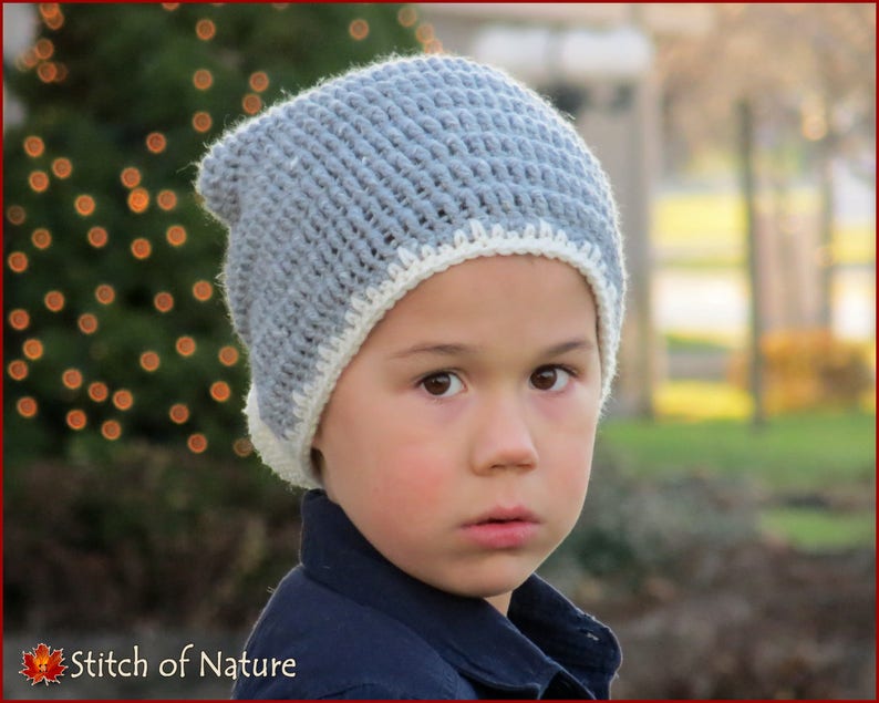 Crochet PATTERN the Polaris Stocking Hat With a Pom-pom | Etsy