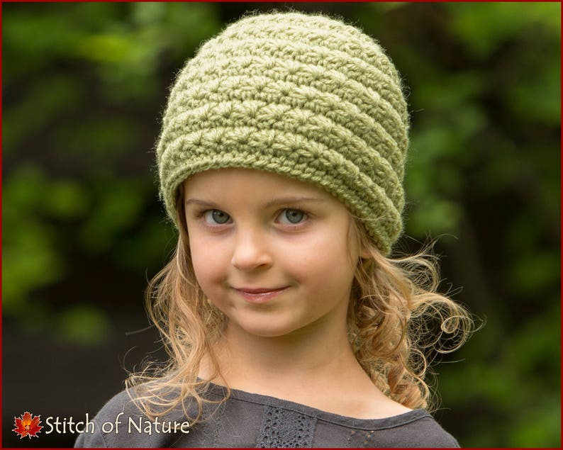 Crochet PATTERN The Odessa Messy Bun Hat, Ponytail Hat Pattern, Beanie Pattern Baby to Adult sizes Girls id: 16047 image 5