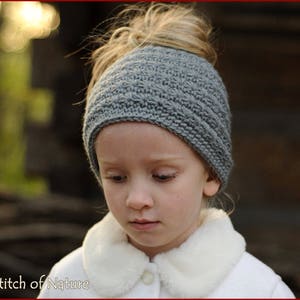 Crochet PATTERN The Odessa Messy Bun Hat, Ponytail Hat Pattern, Beanie Pattern Baby to Adult sizes Girls id: 16047 image 4