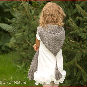 Crochet PATTERN The Elwood Hooded Scarf Toddler to Adult sizes Girls id: 16015 image 3
