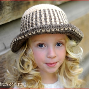 Crochet PATTERN - The Dakota Brimmed Wrangler Hat, Cowboy Hat, Cowgirl Hat Pattern (Toddler to Adult sizes - Girls, Boys) - id: 16021