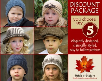 Discount Pattern Package Deal - Choose Any 5 Patterns