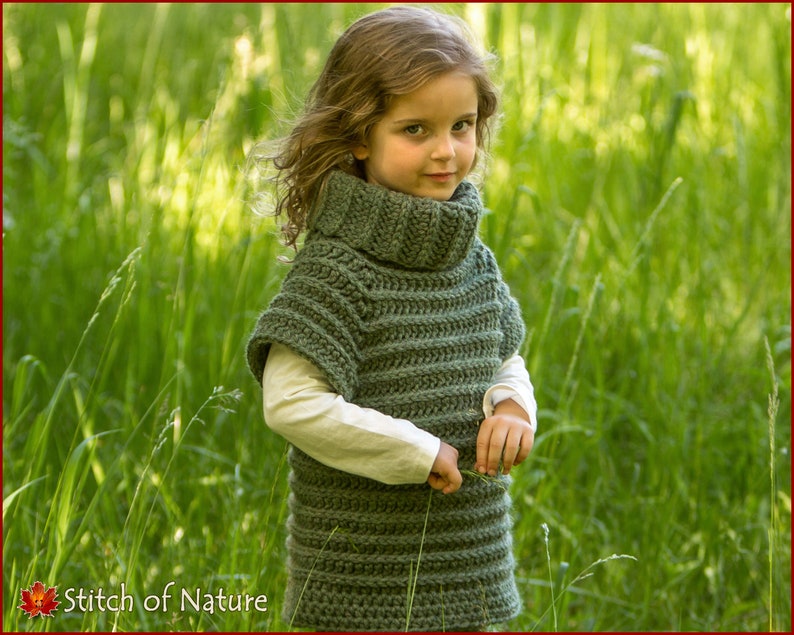 Crochet PATTERN The Springfield Raglan Pullover Pattern Toddler to Adult XL sizes Girls id: 16078 image 3
