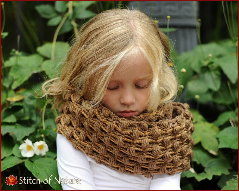 Crochet PATTERN The Oakland Infinity Scarf Pattern, Wrap Pattern Toddler to Adult sizes Girls id: 16043 image 2