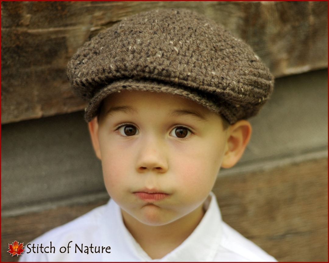 Crochet PATTERN the Belmont Scally Cap Newsboy Hat 1920s - Etsy