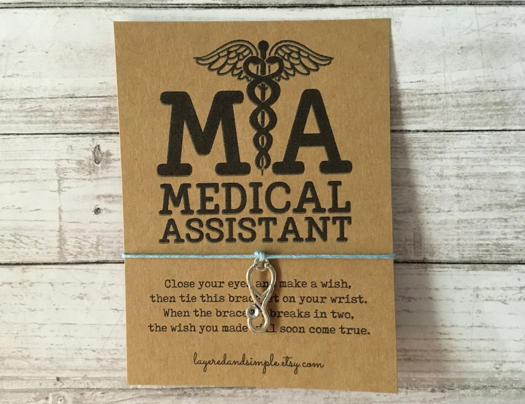 Medical Assistant Gifts, Medical Assistant Wish Bracelet, Medical