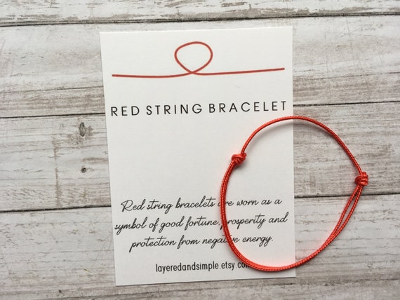 Red String Bracelet, Red String of Fate Bracelet, Red Thread Bracelet, Red  String Protection Bracelet, Kabbalah Bracelet, Good Luck Bracelet -   Denmark