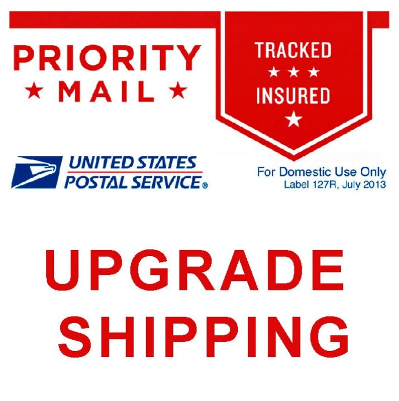 Priority Only USPS Priority Mail Upgrade Only - Etsy