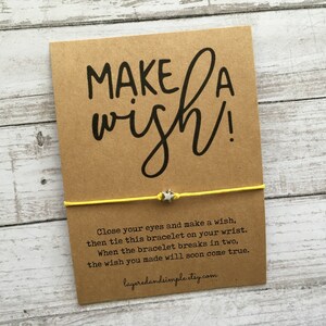 wish bracelet sayings