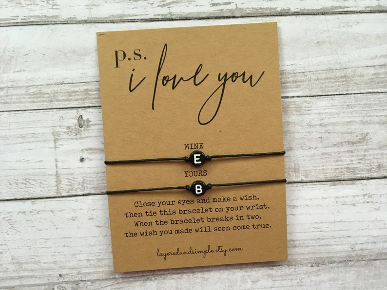 Couples Bracelet Boyfriend Girlfriend Bracelets Boyfriend Etsy