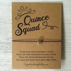 Custom Personalized Quince Squad, Quinceanera Favors, Quinceañera 15th Birthday Party Favors, Mis Quince Anos, Quince Squad Thank You Gifts