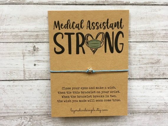 Medical Assistant Gifts Medical Assistant Wish Bracelet Medical