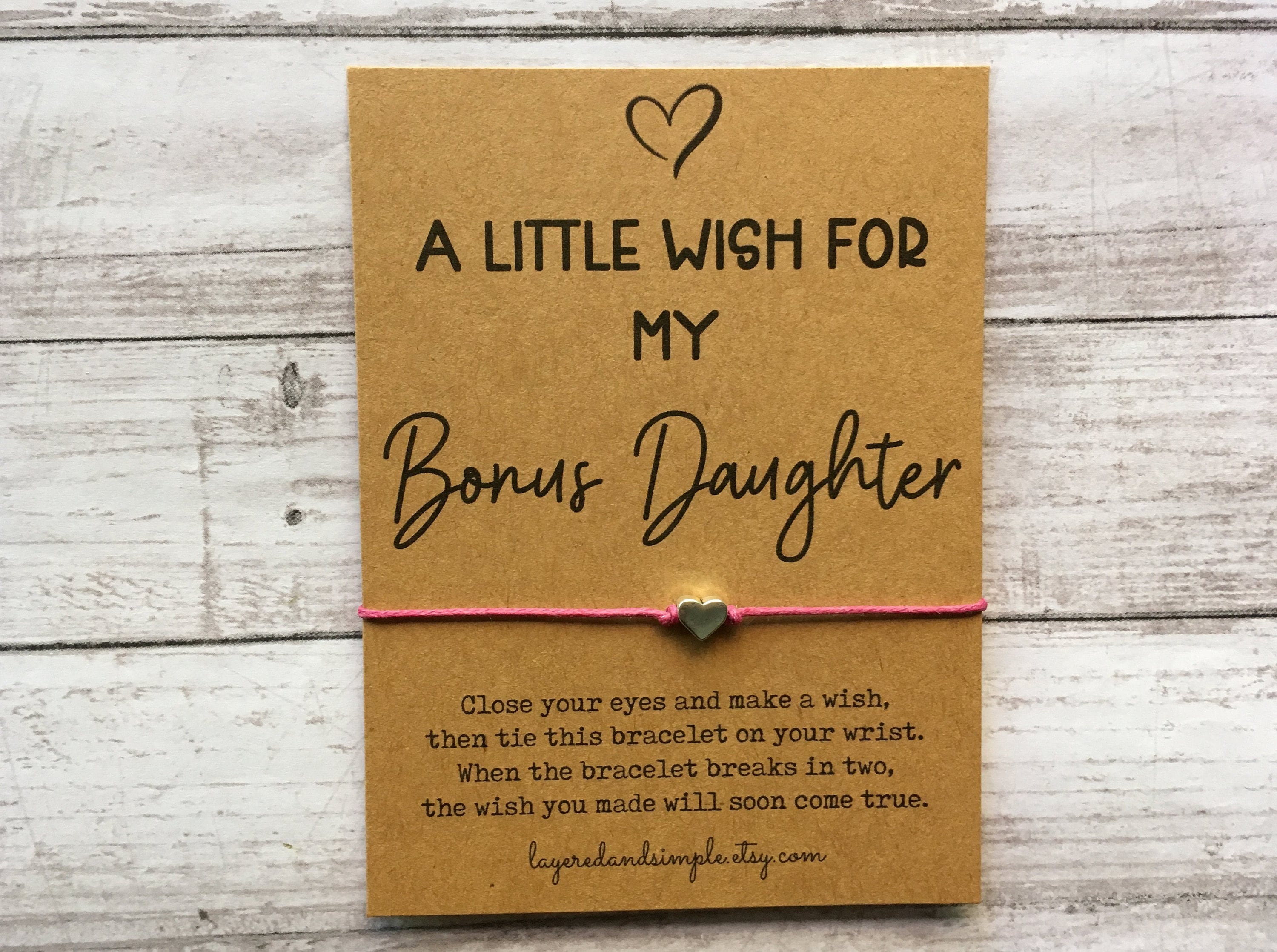 Bonus Daughter Bracelet