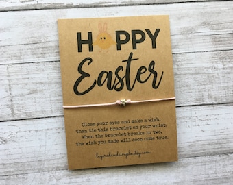 Easter Wish Bracelet, Party Favor String Bracelet