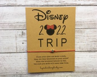 Disney Trip Gifts, Disney Trip Wish Bracelet, Disney Family Vacation, Disney Trip Gifts, Disney Trip 2022, Disney Trip Reveal, Disney Gifts